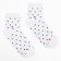 Women's socks minku "points and hearts", white color, size 36-37 (23 cm)