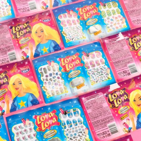 Explosive caramel Lova-Lova "Sweet Manicure", 1 g-2