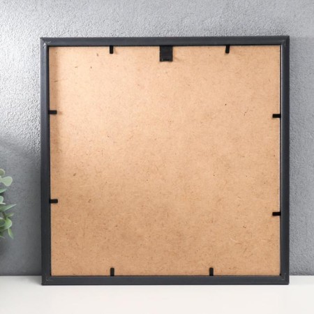 Photo frame Plastic Gallery 25x25 cm, 636477-11, black with silver (plastic screen)-2