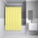 Curtain for the bathroom IDDIS P06PE18I11, PE, 200x180 cm, yellow