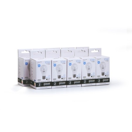 LED LED ELEMENTARY 10W A60 6500K cold. Bel. E27 950lm Gauss 23230-6