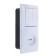 Block "Kuntsevo" Selena 8201, 2 keys, hidden, with a socket, white