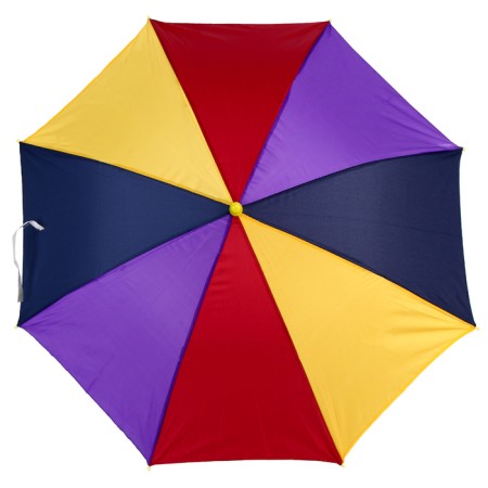 Rainbow umbrella, semi-automatic, with a whistle, r = 38cm, the color of mix-17
