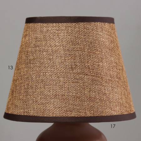 Table lamp "Margaret" E14 40W brown 17x17x27cm-2