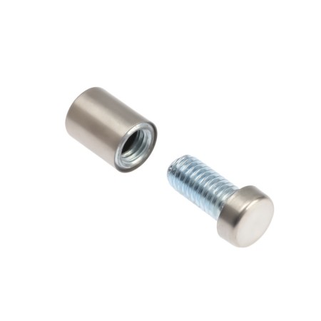 Remote holder for plates, 12x20 mm, color matte nickel, set of 10 pcs.-4
