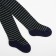 Baby tights with a terry foot, the color is dark blue, height 104-110
