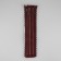 Metal zipper, No. 3, non -proceeding, automatic lock, 30 cm, burgundy/nickel color