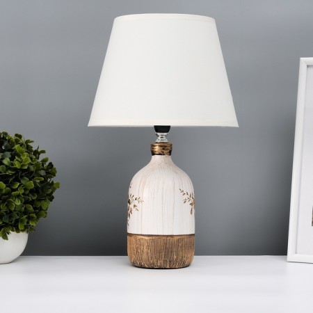 Table lamp with lampshade Risalux "Cindy", E14, 40 W, 22.5 × 22.5 × 37 cm-2