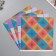 Scrapbooking paper bilateral "bright geometry" density 180 grams set 5 pcs 30.5x32 cm 1071