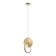 Lamp Bayerlux "Ivil" 1xLED 12W gold 18x18x29-210 cm