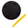 The training tablet "Magnetic drawing", 120 holes, with a fastener on the back, the color is black