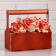 Wooden Kashpo 24 × 12 × 22 cm Maloni Demur, with a pen, a red tree give beautifully