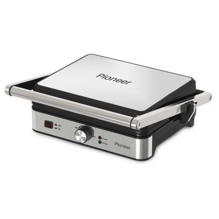 Grill Pioneer GR1002E, 2000 W, anti -stick coating, silver