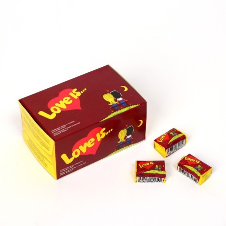 Chewing gum LOVE IS, Cherry and Lemon, 4.2 g, 20 pcs-1
