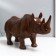 Souvenir Polystone under the Tree "Rhino" 14x26x9cm