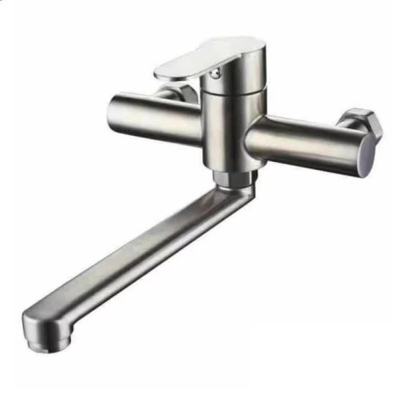 Fashun A54601 kitchen mixer, single -leaf, wall, pour 230 mm, stainless steel, satin 968682