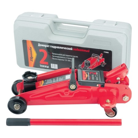 Sparta jack, hydraulic, rolling, 2 t, in the case