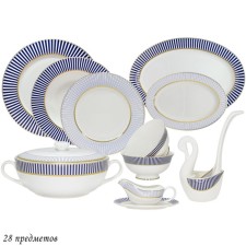 Lenardi infant's dining service, 28 items