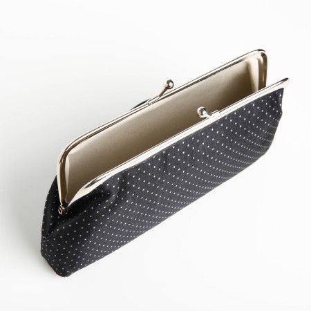 Cosmetic bag on the farmar, black color-2
