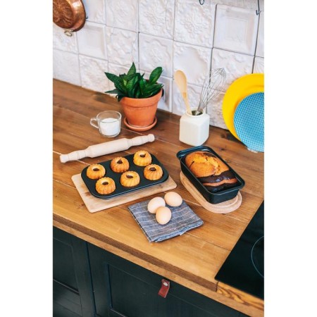 The form for baking the share "Jacqueline. Bread ", 25 × 13 × 6 cm, anti -stick coating, black color-7