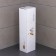 The shelf is sliding with the holder of towels, 4 hooks 14.5 × 12 (35) × 58.5 cm