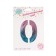 Foil ball 16 "number 0", on a stand, gradient