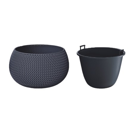 SPLOFY BOWL KASPO, 2 objects: internal and outer capacitance, 9 l, color anthracite