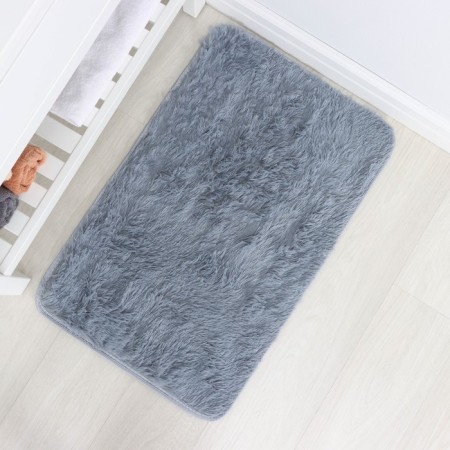 Bath and toilet mat “Fluff”, 50 × 80 cm, color gray-3