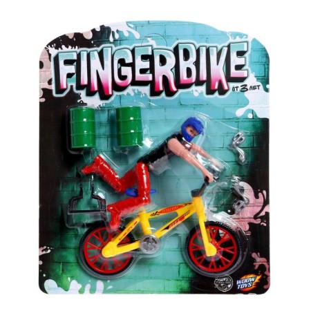 Finger bike with a figure, mix-3