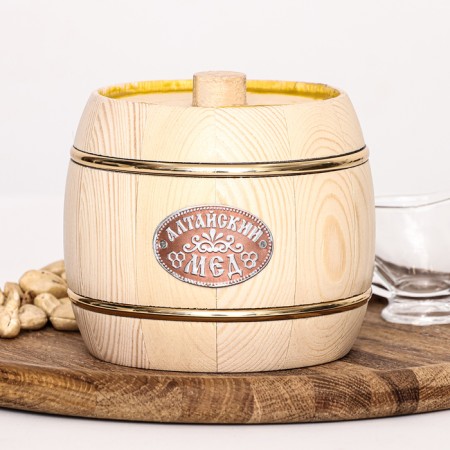 Honey Altai "Different Trade", natural floral barrel, 1 kg-6