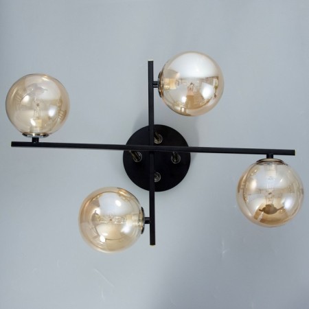 Chandelier 21127/4 bk black 4x40W G9 55x41x20.5cm-7