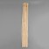 Metal zipper, No. 3, non -proceeding, automatic lock, 60 cm, beige color/gold