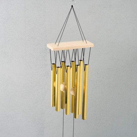 Wind Music Metal "Calm" Gold 8 tubes 67 cm-2