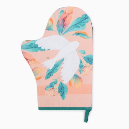 Mittens-Object Ethel "Bird" 20x28cm, sarzha, 100% x/l, Vatin 250g/m2-1