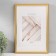 Photo frame plastic "Mira" 20x30 cm gold (plastic screen)
