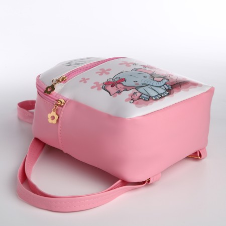 Baby backpack on lightning, pink color-7