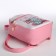 Baby backpack on lightning, pink color