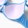 Separate female swimsuit, blue color, size 58