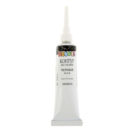 Contour on fabric 18 ml, ZHK Decola, black (5403810)