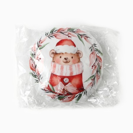 New Year. Decorative Ethel Pillow "Mishutka" 32*32 cm-4