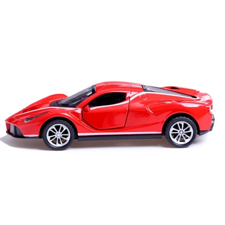 Autograd Metal Metal "coupe", 1:28, light and sound, doors open, red color-1