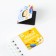 Magnetic bookmarks for books in the postcard "Best Educator", 4 pcs