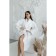 Frequency bathrobe, size 46, white color