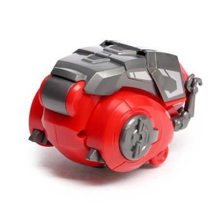Tyrannosavr robot-dinosaurus, transforms into an egg, red color-6