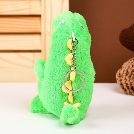 Soft toy "Dragon" on a key chalk, 14 cm, color mix-2