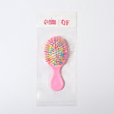 Comb - mini massage, 6 × 14.5 cm, pink color-5
