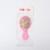 Comb - mini massage, 6 × 14.5 cm, pink color