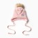 Hat for girls, powder color, size 46-50
