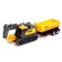 Excavator inertial "construction", with a trailer, mix
