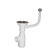 Siphon for washing Grand P12821, 3 1/2 ", with round overflation and screw